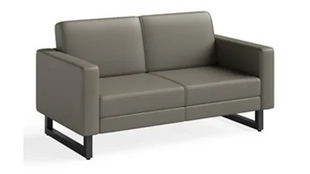 Gray Vinyl / Black Legs