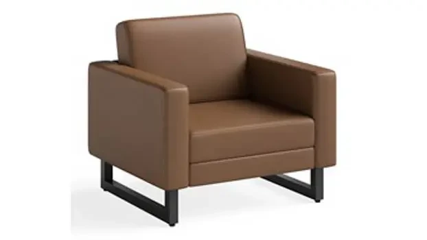 Cognac Vinyl / Black Legs