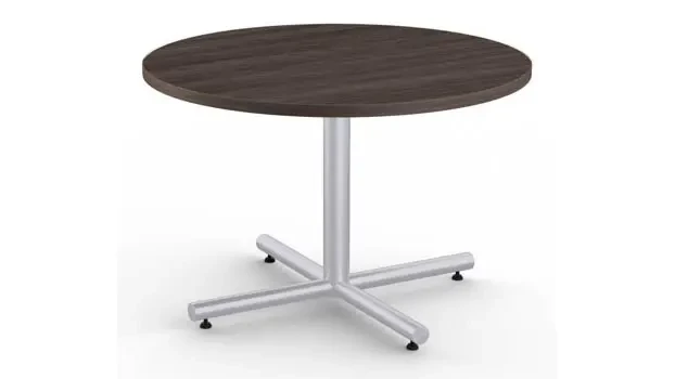 Gray Driftwood Top / Metallic Silver Base