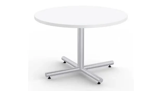 White Top / Metallic Silver Base