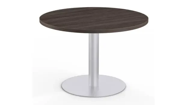 Gray Driftwood Top / Metallic Silver Base