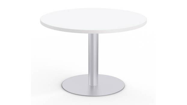 White Top / Metallic Silver Base