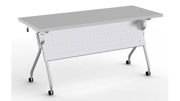 Gray Top / Metallic Silver Base