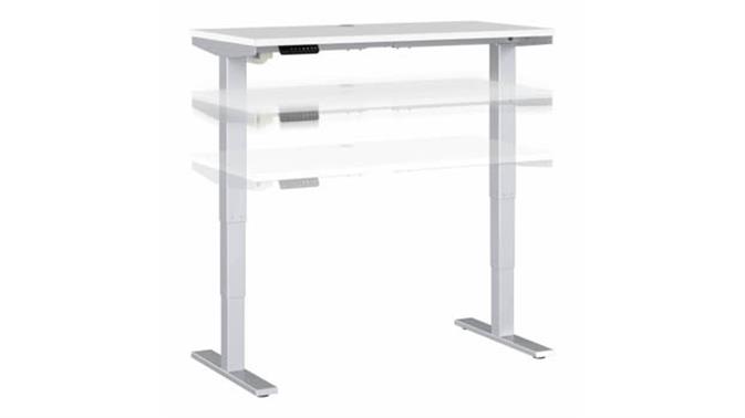 White / Silver Base