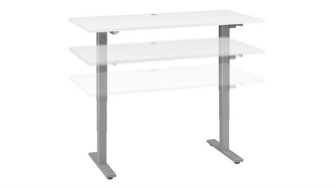 White / Silver Base
