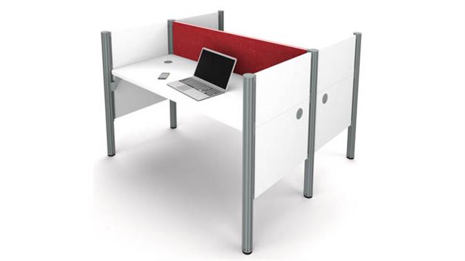 White with Red Tack Boards