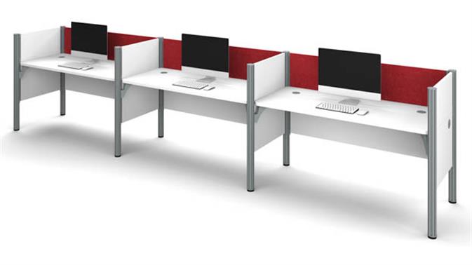 White with Red Tack Boards