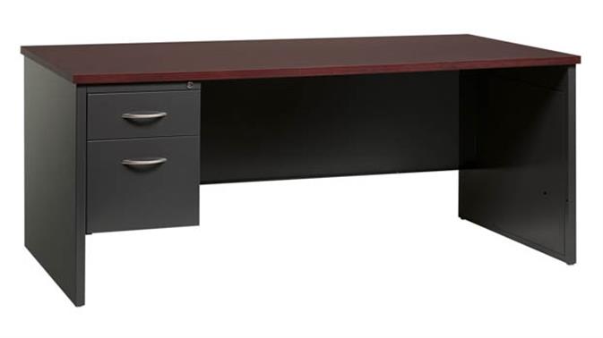 Mahogany Surface / Charcoal Frame