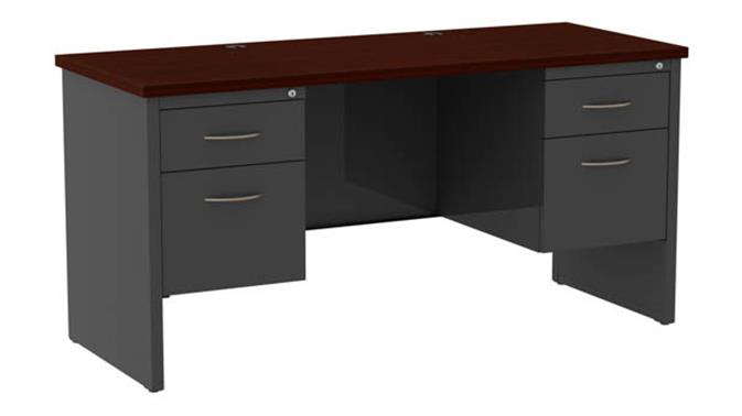 Mahogany Surface / Charcoal Frame