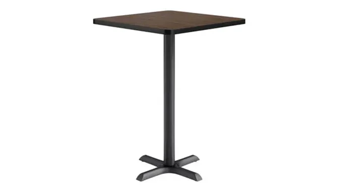 Black base / Walnut top