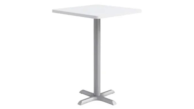 Silver base / Designer White top