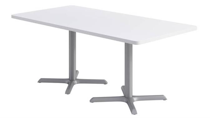 Silver base / Designer White top