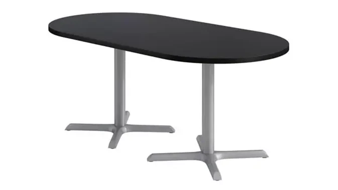 Silver base / Black top