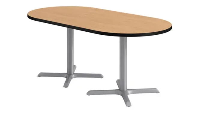 Silver base / Natural top