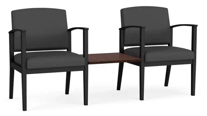 Dillon Graphite / Black Frame / Cocoa Walnut Tabletop