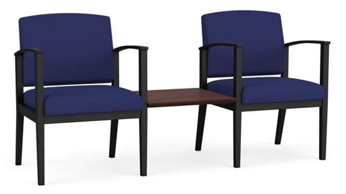 Open House Cobalt / Black Frame / Cocoa Walnut Tabletop