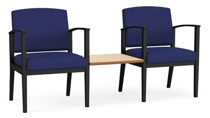 Open House Cobalt / Black Frame / Natural Maple Tabletop