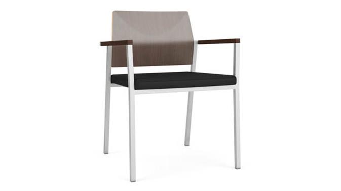Black Dillon Polyurethane / Silver Finish / Riftwood Walnut 