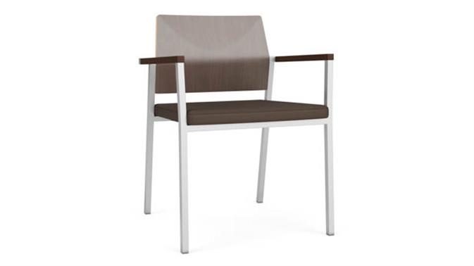 Java Dillon Polyurethane / Silver Finish / Riftwood Walnut