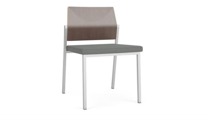 Asteroid Open House Fabric / Silver Finish / Riftwood Walnut