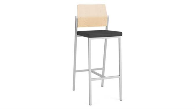 Graphite Dillon Polyurethane / Silver Finish / Natural Maple
