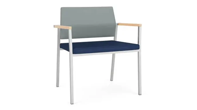 Lucid Dillon Polyurethane / Ocean Dillon Polyurethane / Silver Finish / Natural Armcap