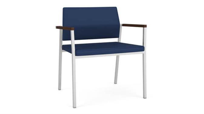 Ocean Dillon Polyurethane / Silver Finish / Riftwood Walnut Armcaps