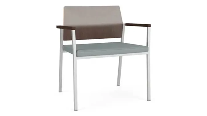 Lucid Dillon Polyurethane / Silver Finish / Riftwood Walnut