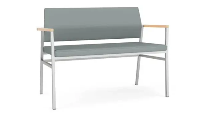 Lucid Dillon Polyurethane / Silver Finish / Natural Maple Armcaps