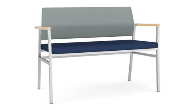 Lucid Dillon Polyurethane / Ocean Dillon Polyurethane / Silver Finish / Natural Arm Cap