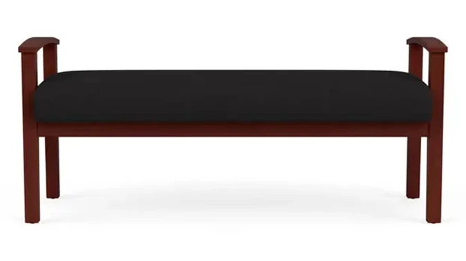 Black Open House Fabric / Mahogany