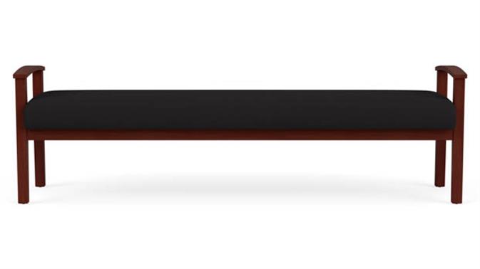 Black Open House Fabric / Mahogany