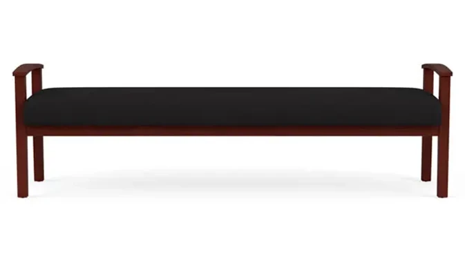 Black Open House Fabric / Mahogany