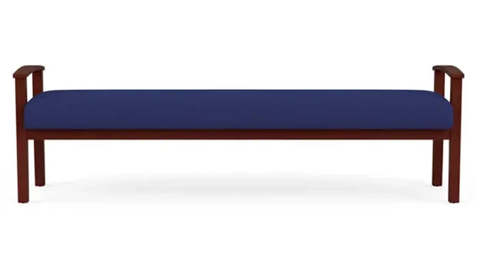 Cobalt Open House Fabric / Mahogany