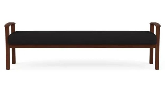 Black Open House Fabric / Walnut