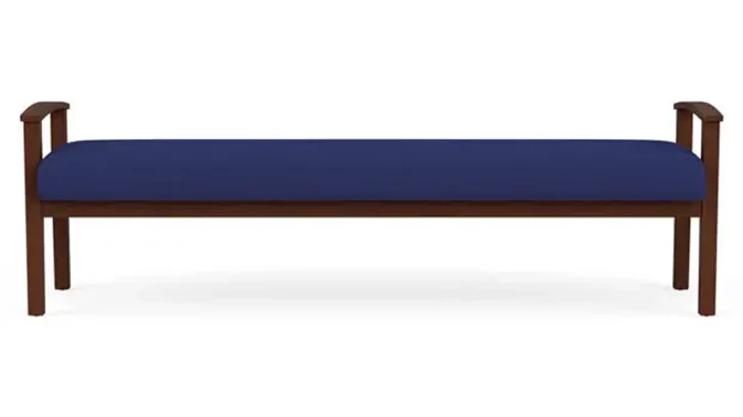 Cobalt Open House Fabric / Walnut