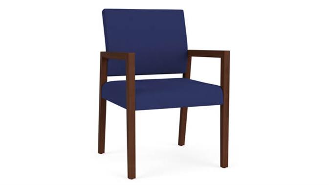 Open House Cobalt Upholstery / Walnut Finish