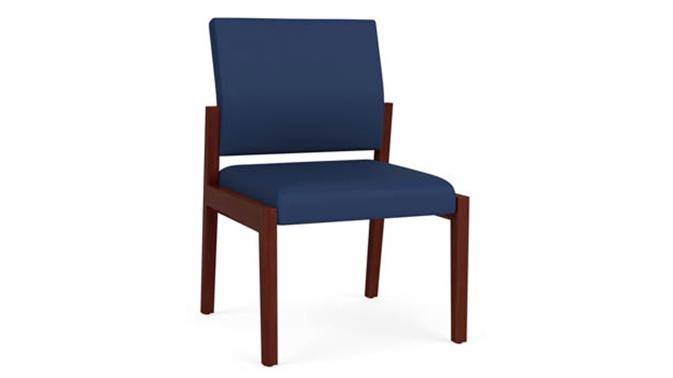Dillon Ocean Upholstery / Mahogany Finish