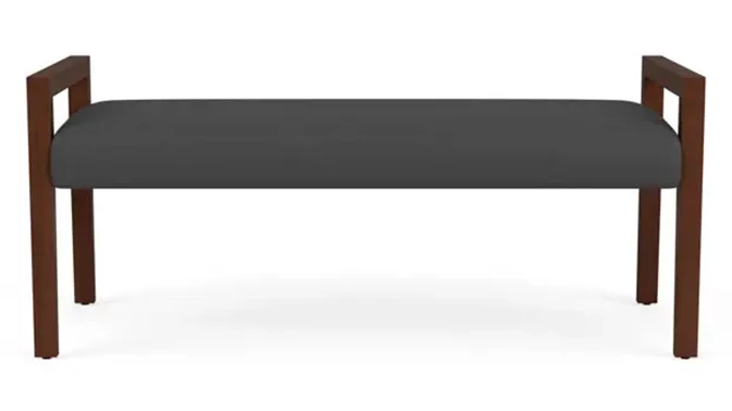 Dillon Graphite Upholstery / Walnut Finish