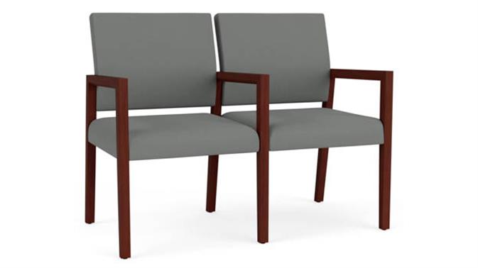 Open House Asteroid Upholstery / Mahogany Finish