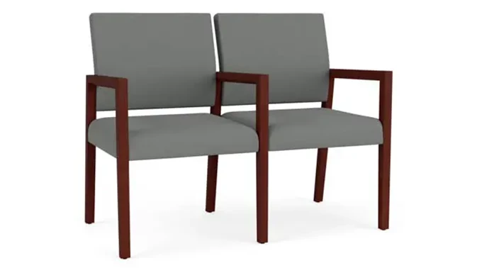 Open House Asteroid Upholstery / Mahogany Finish