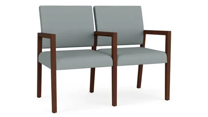 Dillon Lucid Upholstery / Walnut Finish