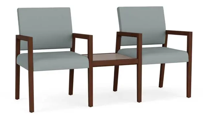 Dillon Lucid Upholstery/Walnut Frame/Earthen Twill Laminate