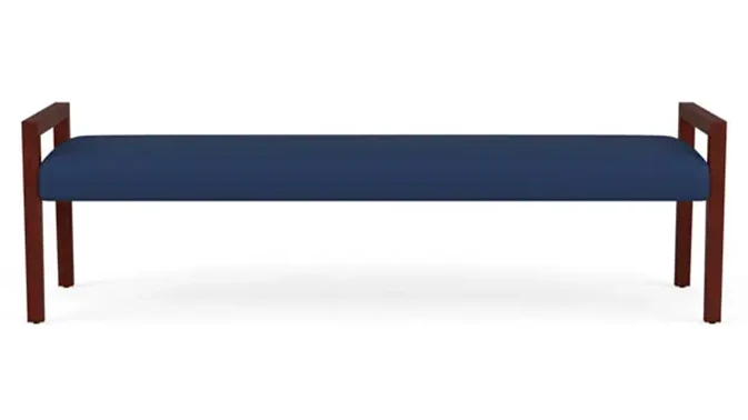 Dillon Ocean Upholstery / Mahogany Finish