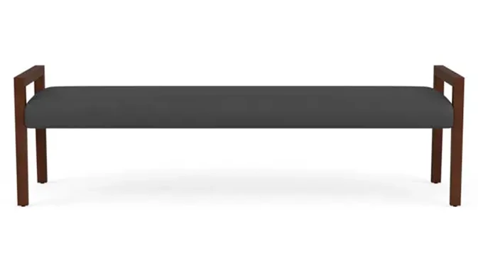 Dillon Graphite Upholstery / Walnut Finish