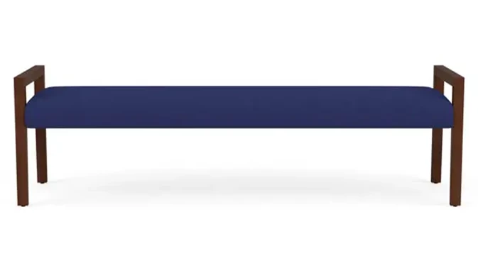 Open House Cobalt Upholstery / Walnut Finish