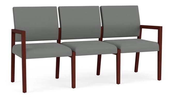 Open House Asteroid Upholstery / Mahogany Finish