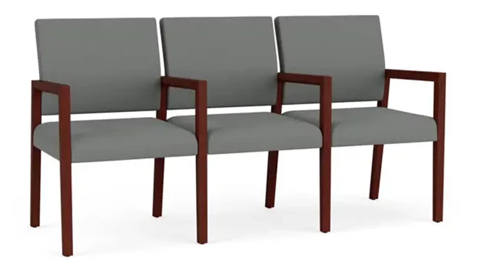 Open House Asteroid Upholstery / Mahogany Finish