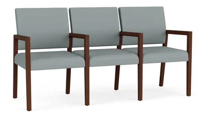 Dillon Lucid Upholstery / Walnut Finish