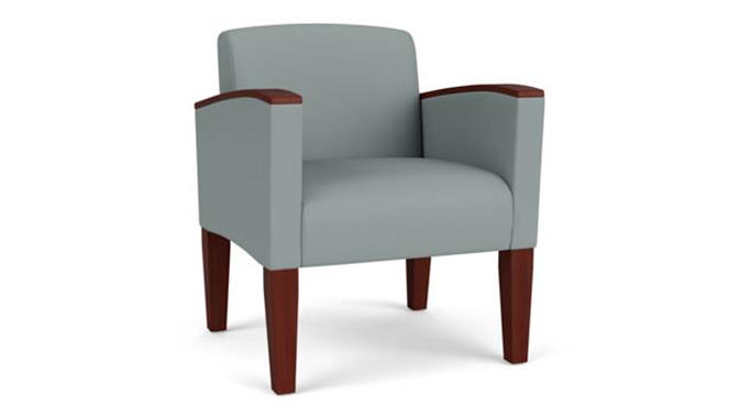 Lucid Dillon Polyurethane / Wood Legs, Mahogany